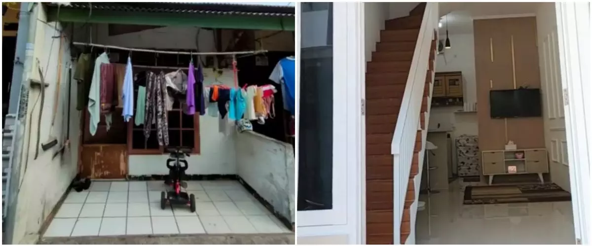 9 Potret hunian 3 petak seluas 9x3 meter usai dimakeover ini hasilnya mirip rumah di kompleks