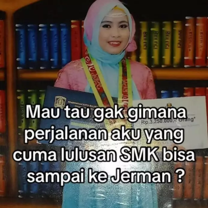 Di Indonesia digaji Rp2 juta, wanita lulusan SMK tata boga ini kabur ke Jerman, dapat honor Rp20 juta