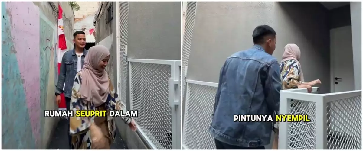 Nyempil di gang sempit, intip 9 potret rumah lebar 3 meter ini minimalis pol tapi tak sumpek