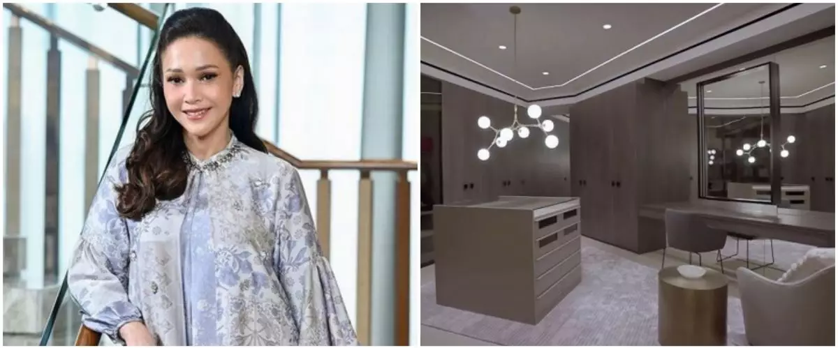 Banyak barang branded bak butik elit tapi jarang dipakai, intip 11 potret walk in closet Maia Estianty