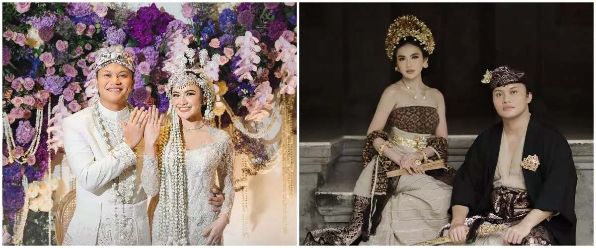 Potret Mahalini di ultah Rizky Febian bikin salfok, badan kembali langsing selepas 10 hari melahirkan