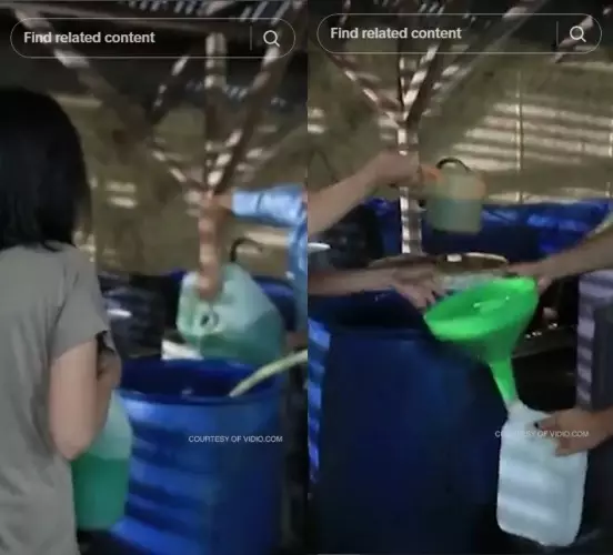 Cuplikan sinetron azab lawas soal oplosan bensin © TikTok Cuplikan sinetron azab lawas soal oplosan bensin © TikTok