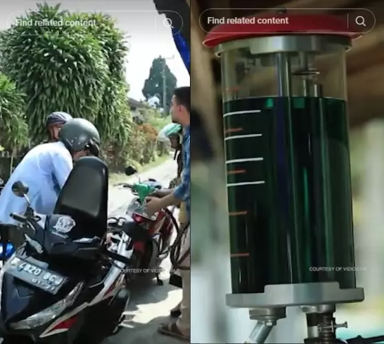 Cuplikan sinetron azab lawas soal oplosan bensin © TikTok Cuplikan sinetron azab lawas soal oplosan bensin © TikTok