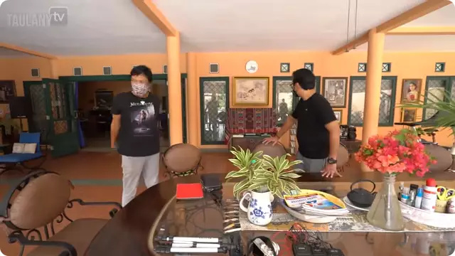 Halaman belakang rumah Ikang Fawzi dan Marissa Haque © 2024 YouTube