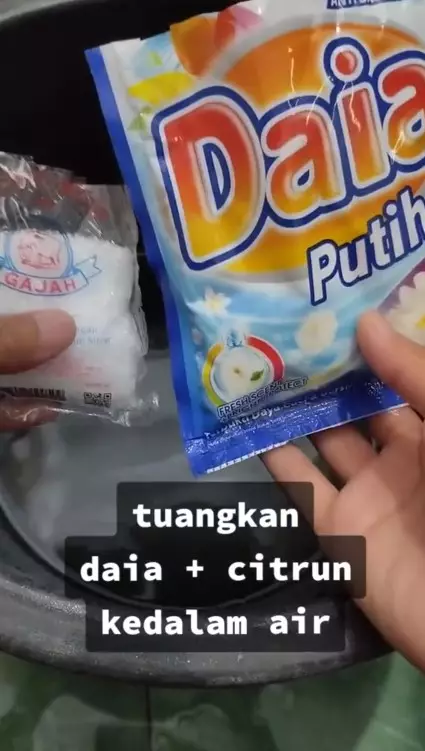 Trik praktis hilangkan lumut lantai kamar mandi © TikTok