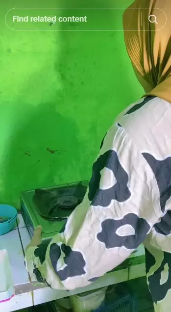 Makeover dapur kontrakan ijo ngejreng © TikTok