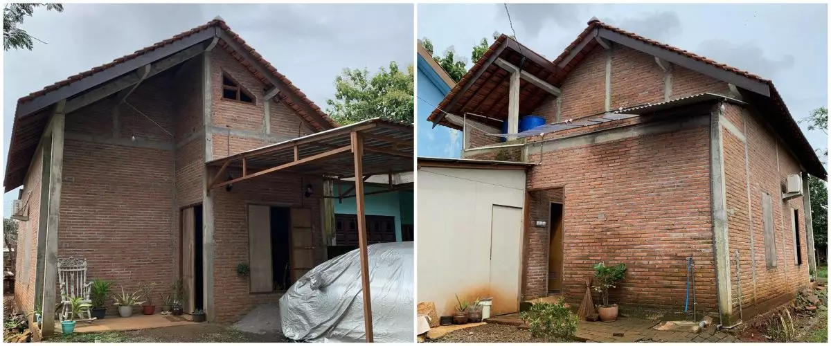 9 Potret rumah dinding bata tanpa lantai keramik ini bukti estetik dan rapi tak harus mewah