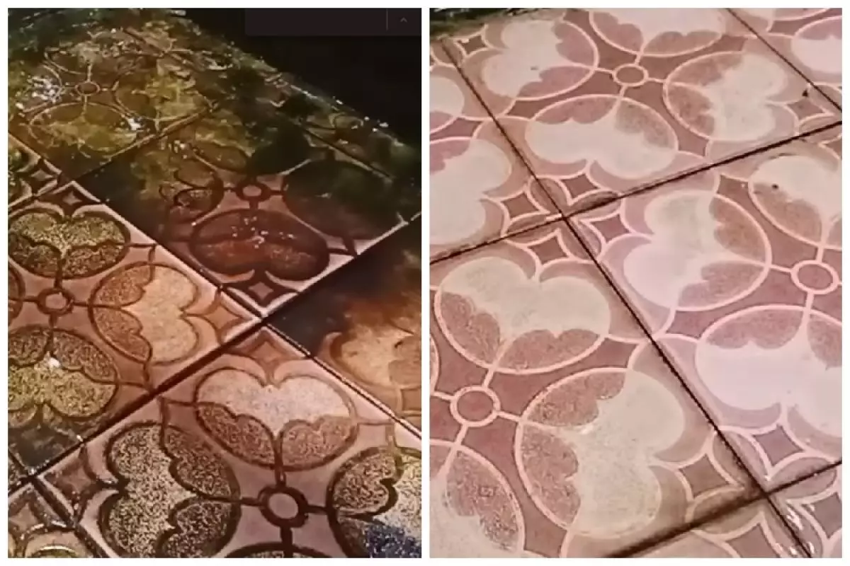 Trik hilangkan lumut lantai kamar mandi cuma pakai tambahan 3 bahan dapur, auto kinclong dan antilicin