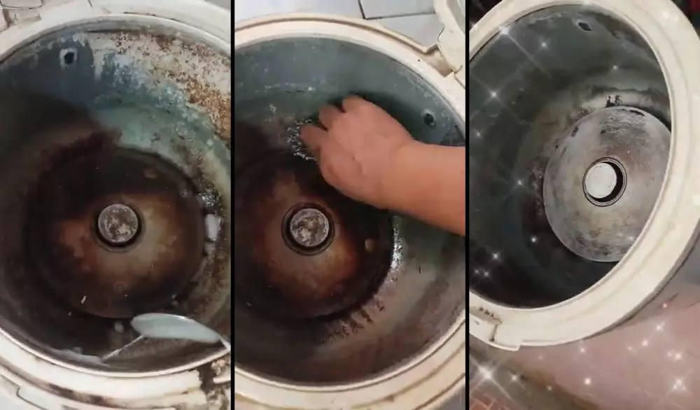 cuci magic com gosong pakai baking soda © 2025 YouTube