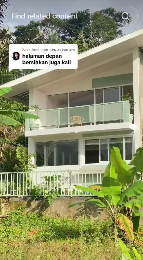 dapurnya punya view idaman para emak-emak © TikTok