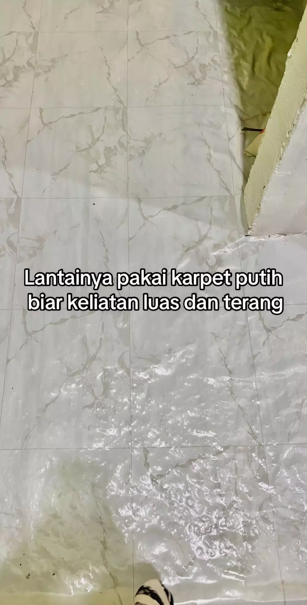 Dapur kontrakan kayu kumuh dimakeover © TikTok