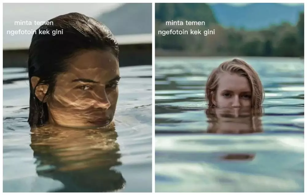 hasil foto gagal estetik © TikTok/@lhohehkok