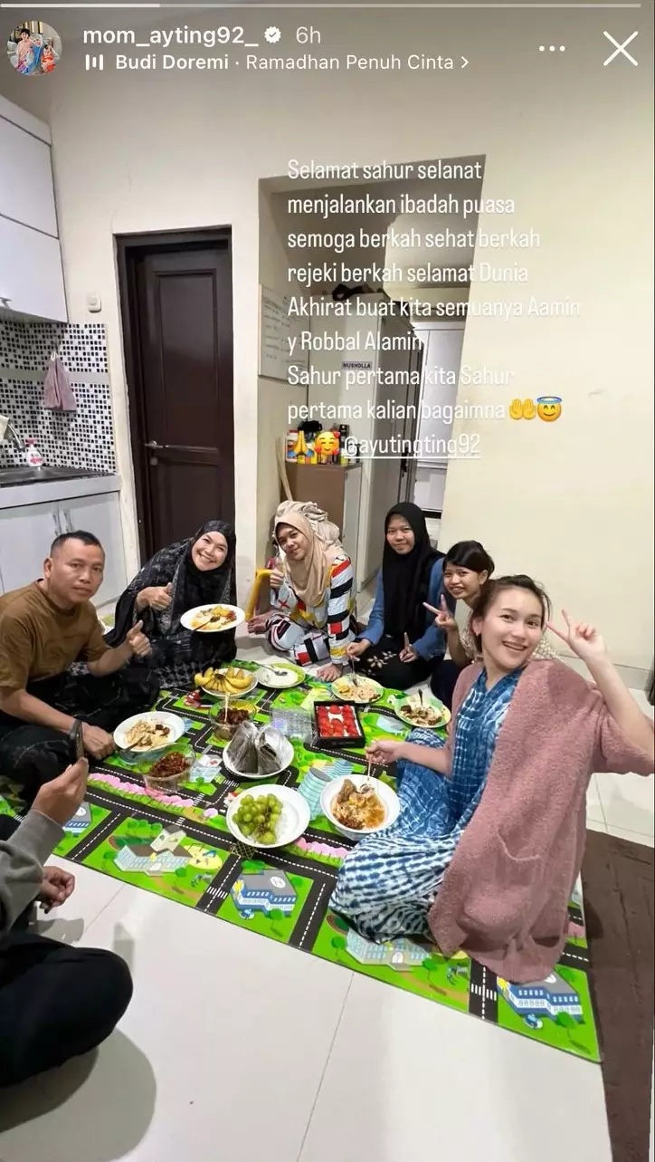 menu sahur seleb puasa hari pertama © berbagai sumber menu sahur seleb puasa hari pertama © berbagai sumber