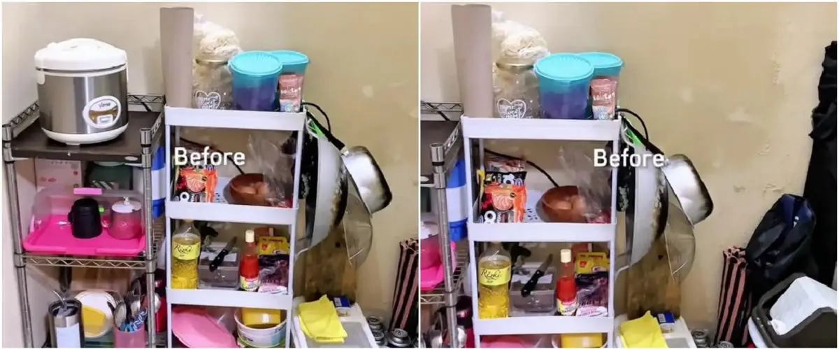 Awalnya berantakan, 9 potret makeover dapur kos sepetak jadi estetik meski nyempil di sudut kamar