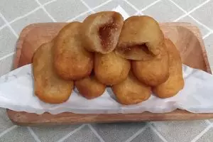 Resep misro manis, gorengan singkong dengan gula merah lumer