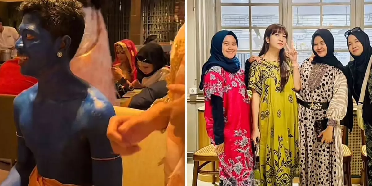 11 Potret lucu kostum buka bersama Ramadan ini antimainstream, ada yang cosplay sajadah