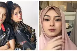 Disebut terlihat lebih anggun, intip 5 potret Mita dan Dara The Virgin kenakan hijab