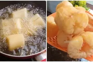 Cara praktis membuat singkong goreng empuk dan mekar sempurna tanpa direbus dulu