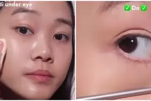 Trik aplikasikan concealer ini bantu tutup mata panda dan garis halus, makeup jadi lebih fresh