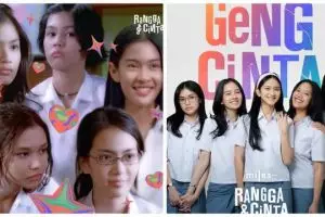 Potret perbandingan 6 pemain Geng Cinta AADC vs Rangga & Cinta, netizen sebut wajahnya mirip