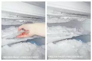 Trik mudah membersihkan bunga es di freezer tanpa dicairkan dulu, aman pakai 1 alat dapur