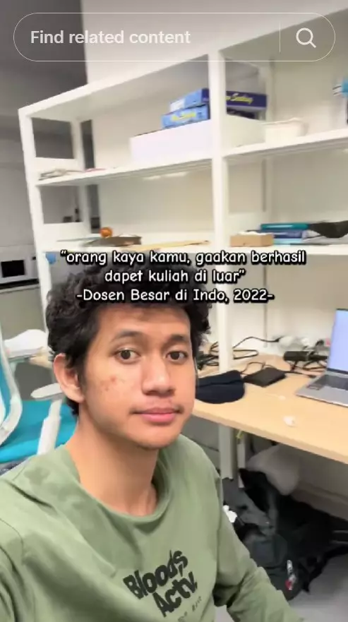 diremehkan dosen nggak berhasil kuliah di luar negeri © TikTok diremehkan dosen nggak berhasil kuliah di luar negeri © TikTok