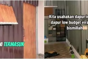 Bangun dapur dinding seng ala peti kemas habiskan dana Rp14 juta, 9 potret hasilnya malah tuai kritik