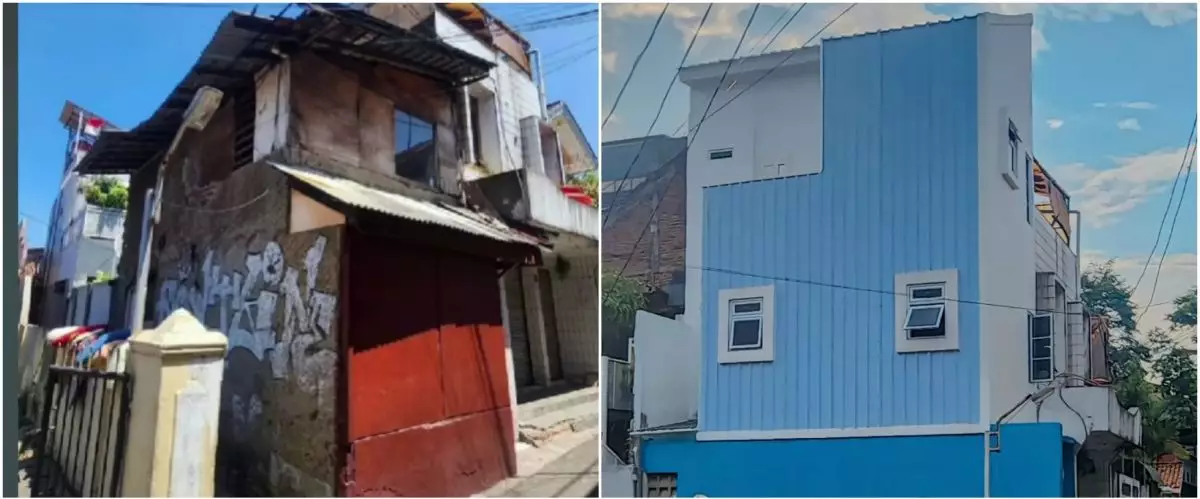 Luarnya dicibir mirip sarang walet, 9 potret rumah mungil di gang ini interiornya minimalis serba kayu