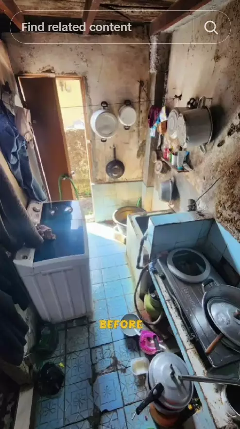 rumah mungil di gang mirip sarang walet © TikTok