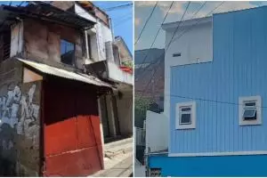 Luarnya dicibir mirip sarang walet, 9 potret rumah mungil di gang ini interiornya minimalis serba kayu
