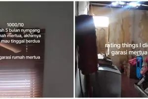 Pasutri ini makeover garasi mertua jadi rumah minimalis lebar fasad cuma 2,8 meter, 9 transformasinya