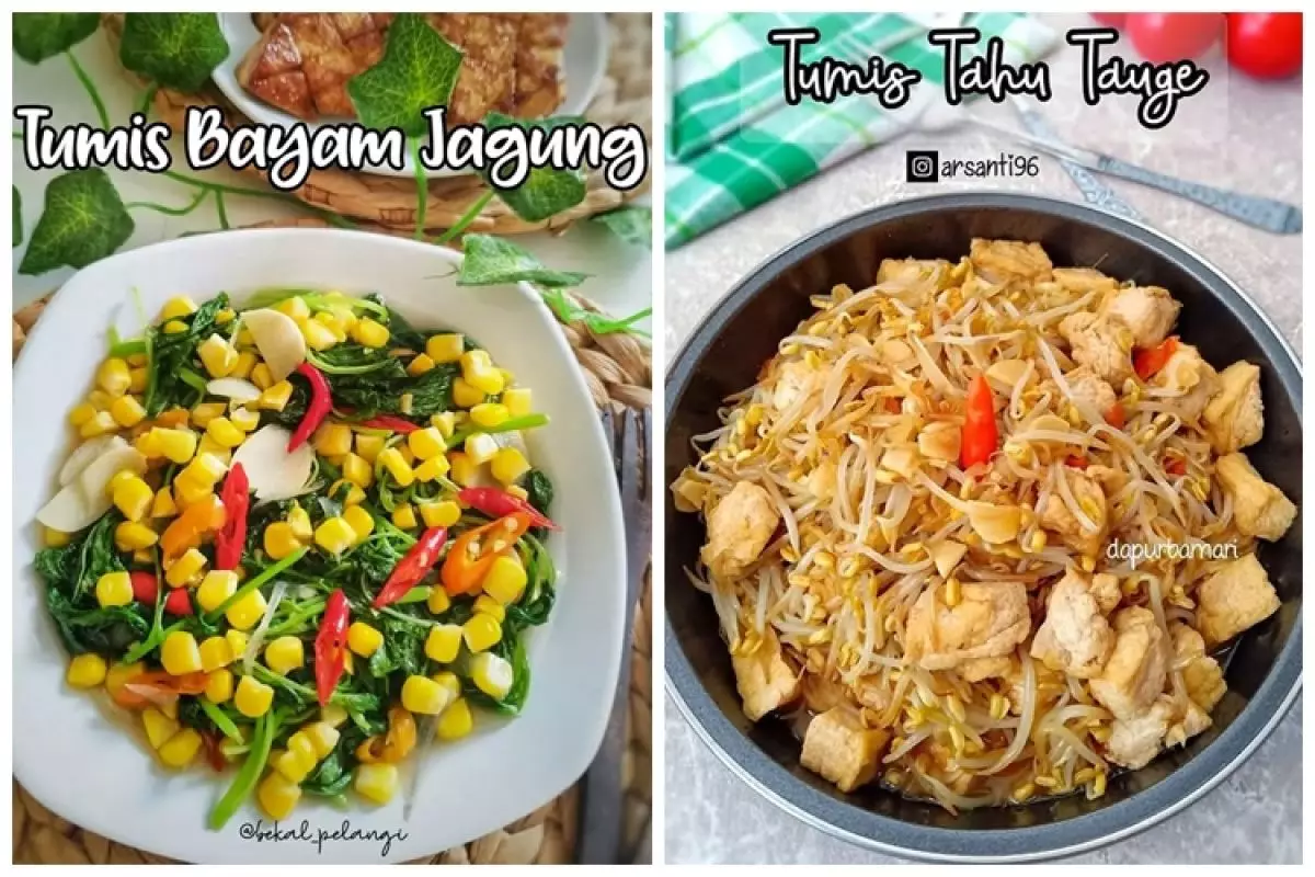 19 Resep buka puasa serba tumis sayur selama 30 hari, enak, bergizi, dan sederhana