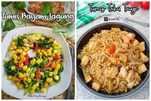 19 Resep buka puasa serba tumis sayur selama 30 hari, enak, bergizi, dan sederhana