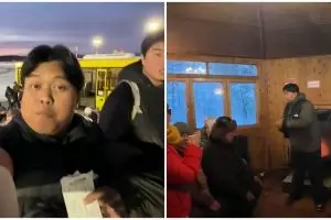 Perputaran waktu dari subuh ke maghrib sangat cepat, pria ini hanya puasa selama 1 jam