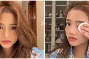 Tak rela menghapus makeup MUA, reaksi Fuji saat curhat ini justru bikin warganet ngakak