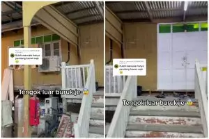 Dari luar terlihat gudang rongsokan, 10 potret bagian dalam rumah kayu ini seperti hotel bintang 5