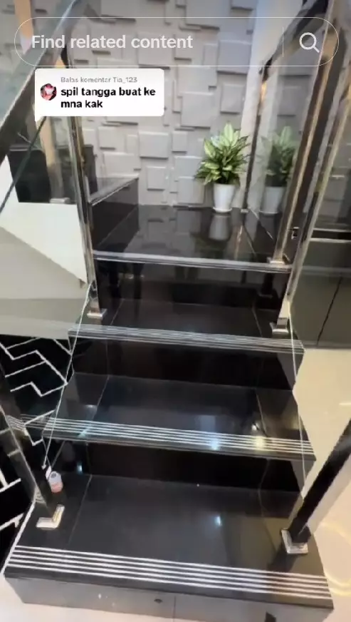 rumahnya di hutan tapi interior estetik  © TikTok