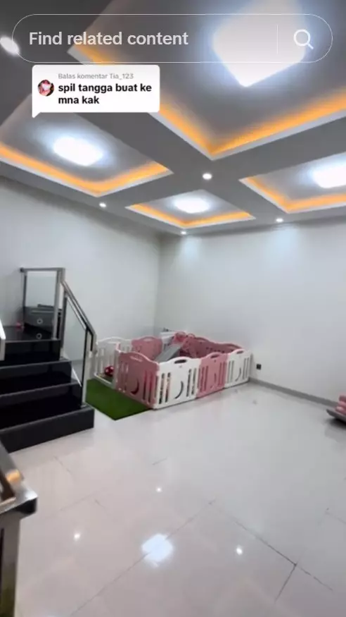 rumahnya di hutan tapi interior estetik  © TikTok