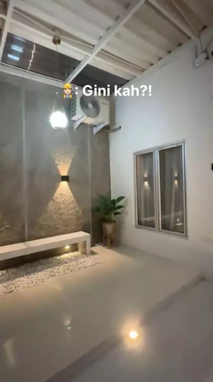 transformasi rumah subsidi awalnya kumuh © TikTok