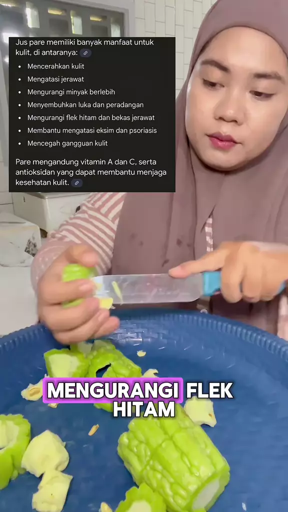 cara membuat minuman kolagen dari pare © 2025 brilio.net