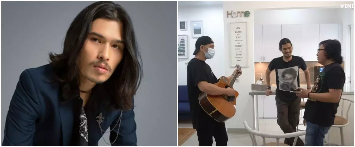 9 Penampakan dapur rumah Virzha ini minimalis minim perabotan, segaris dengan ruang tamu tanpa sekat