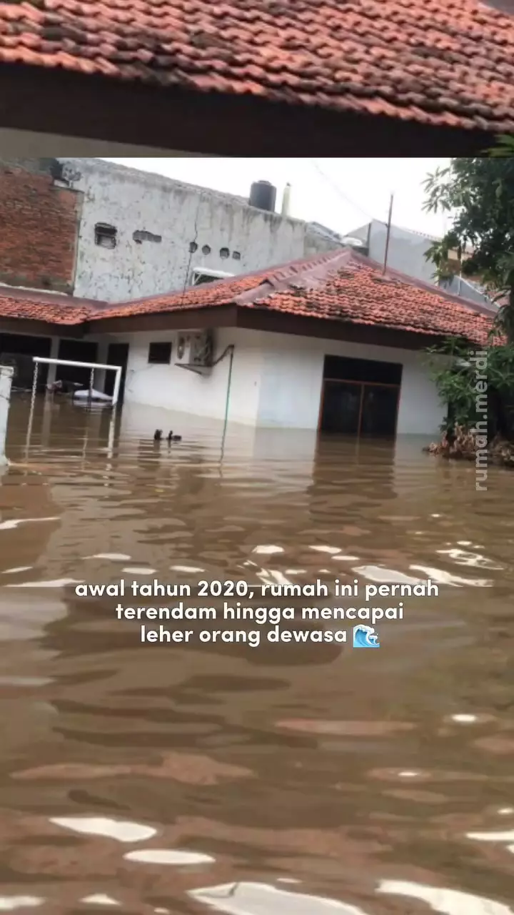 rumah rawan banjir direnovasi antibanjir © 2025 Instagram