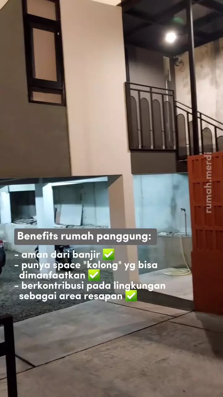 rumah rawan banjir direnovasi antibanjir © 2025 Instagram