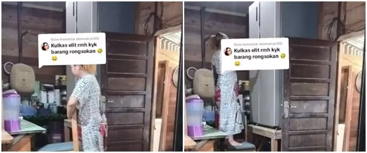 Kulkasnya elit bangunannya sulit, 9 potret dapur rumah kayu ini penataannya bikin salah fokus