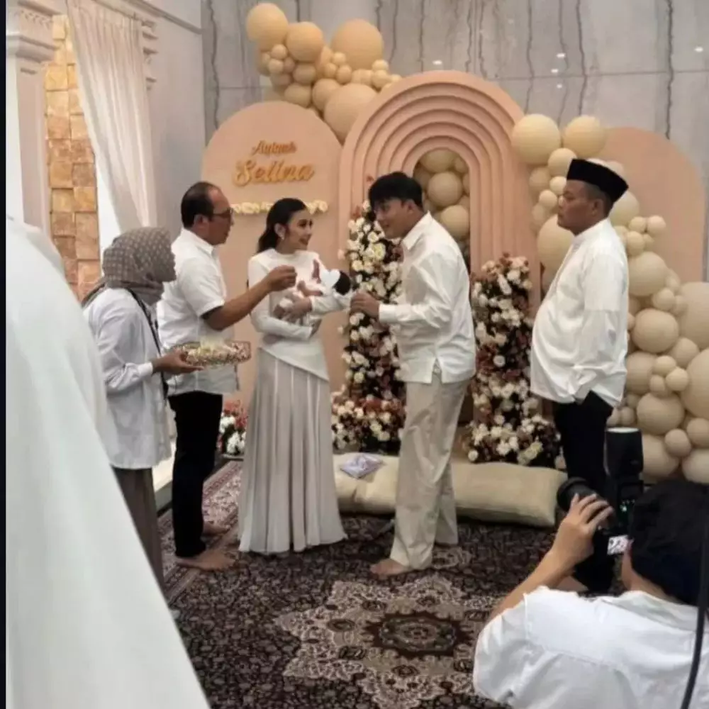 akikah anak mahalini dan rizky febian © 2025 Instagram