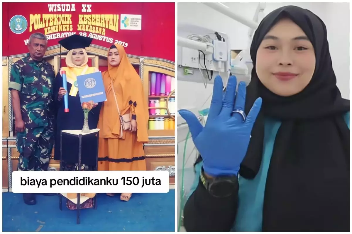 Kuliah ratusan juta jadi perawat honornya Rp700 ribu perbulan, wanita ini pilih digaji layak di Arab