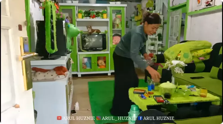 rumah warna full hijau © 2024 YouTube