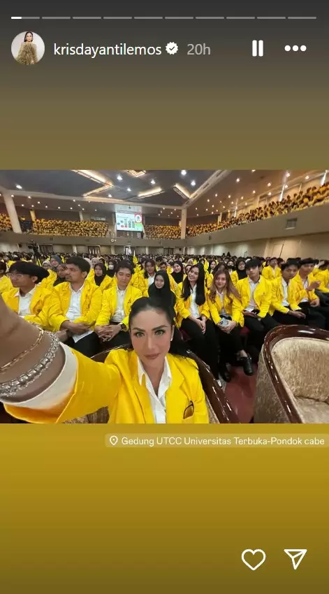 Krisdayanti antigengsi kuliah S1 © Instagram