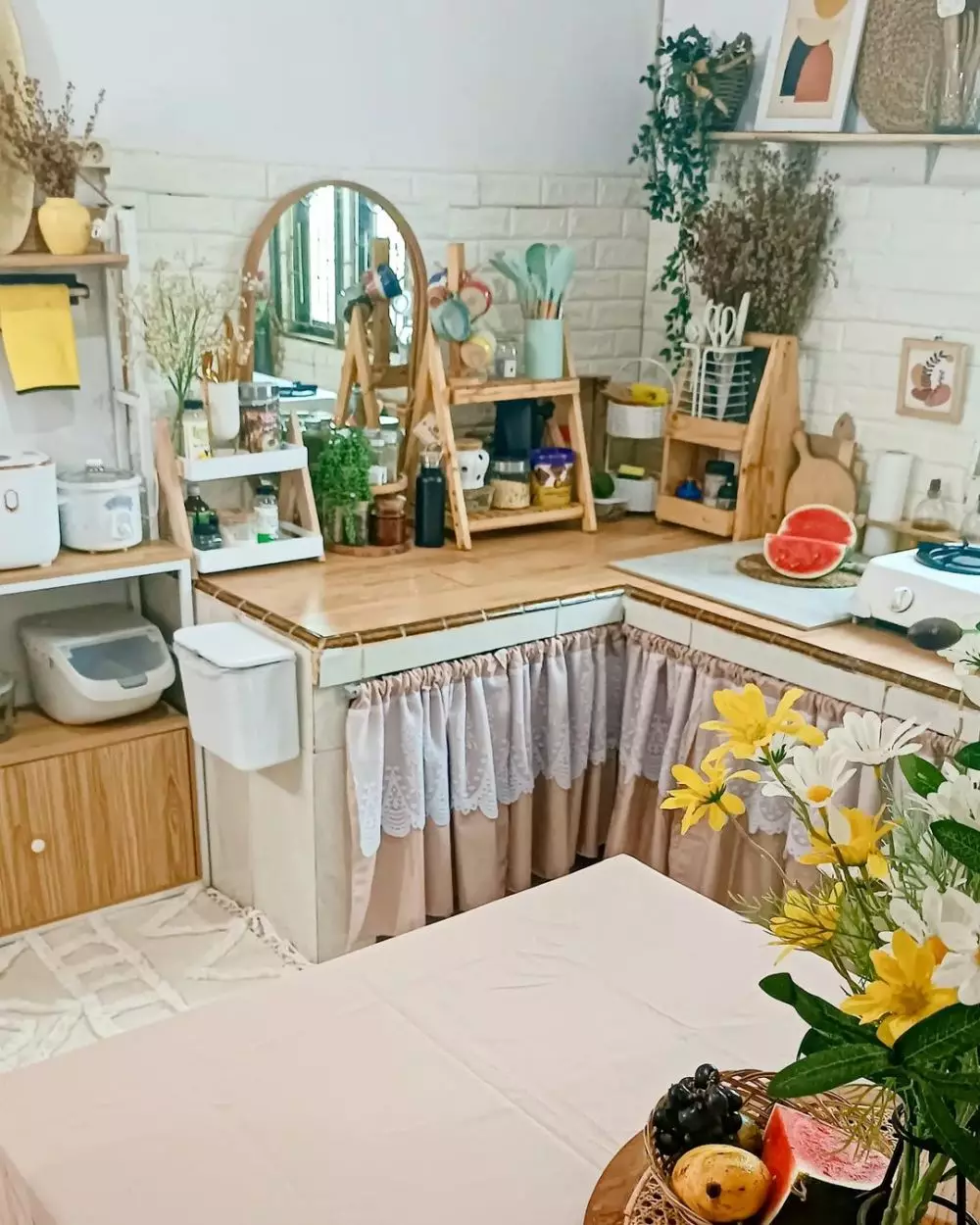 dapur japandi tanpa kitchen set © 2024 brilio.net