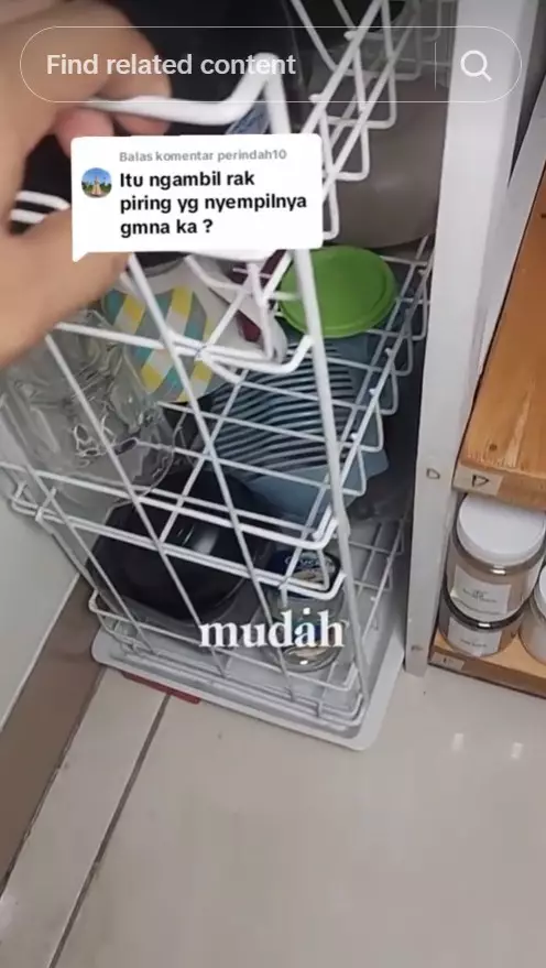 dapur kos usai makeover bikin mupeng © TikTok